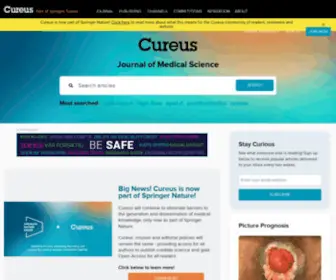 Cureus.com(The Cureus Journal of Medical Science) Screenshot