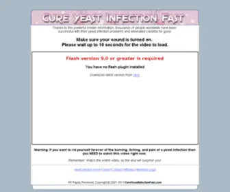 Cureyeastinfectionfast.com(Shop for over 300) Screenshot