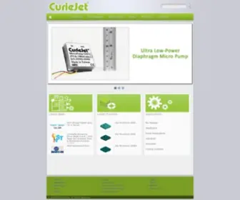 Curiejet.com(CurieJet® Smallest Micro) Screenshot