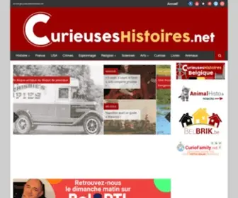 Curieuseshistoires.net(Curieuses Histoires) Screenshot