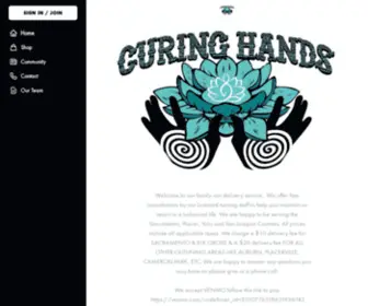 Curinghands.shop(Curing Hands) Screenshot