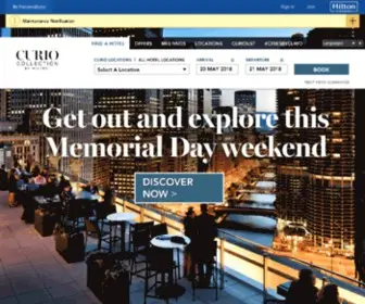 Curiocollection.com(Unique Hotels) Screenshot