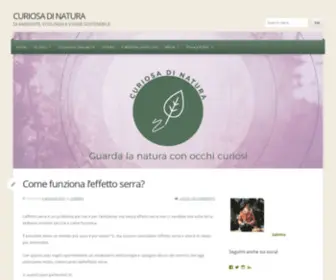 Curiosadinatura.com(CURIOSA DI NATURA) Screenshot