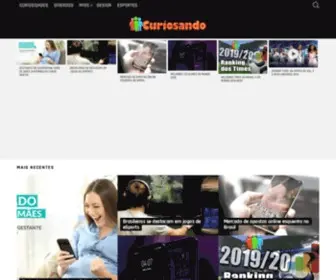 Curiosando.com.br(Home) Screenshot