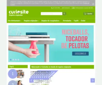 Curiosite.com(Regalos originales Curiosite) Screenshot