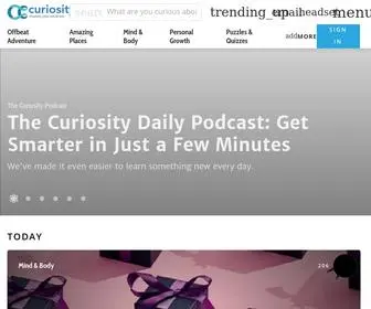 Curiosity.com(Curiosity Makes You Smarter) Screenshot