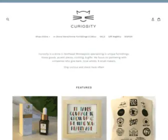 Curiosityhomedecor.com(NE Minneapolis) Screenshot