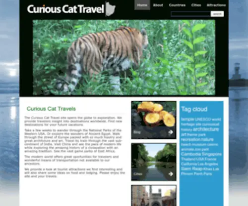Curious-Cat-Travel.net(Curious Cat Travel Destinations) Screenshot