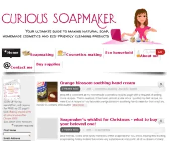 Curious-Soapmaker.com(Curious Soapmaking and Cosmetics Making) Screenshot