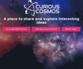 Curiouscosmos.com(Lab Notes) Screenshot