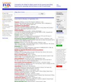 Curiousfox.co.uk(CuriousFox UK genealogy message boards) Screenshot