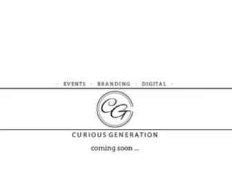 Curiousgenerationgroup.com(Curious Generation Group) Screenshot