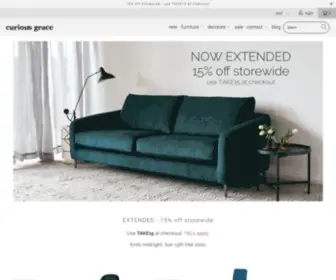 Curiousgrace.com.au(Modern European Furniture Shop Melbourne) Screenshot