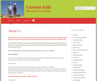Curiouskidstoys.co.za(Curious Kids) Screenshot