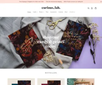 Curiouslah.com(Paper Goods) Screenshot