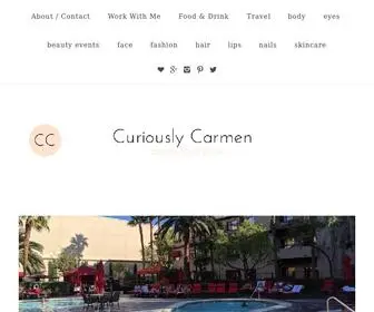 Curiouslycarmen.com(Curiously Carmen) Screenshot