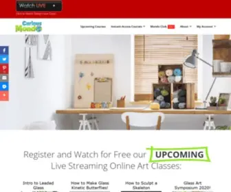 Curiousmondo.com(Curious Mondo Art Classes Online) Screenshot