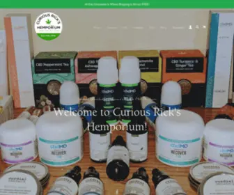 Curiousrickshemporium.com(Buy the Best CBD Products Online for Relief) Screenshot