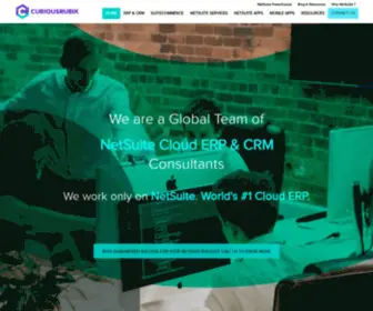 Curiousrubik.com(Oracle NetSuite Partner) Screenshot