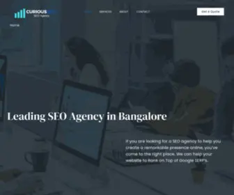 Curiousseo.com(Bangalore Search Marketing & SEO Company) Screenshot
