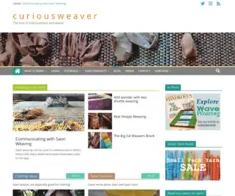 Curiousweaver.id.au(The love of interlacement and weave) Screenshot