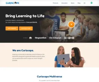 Curiscope.com(Bring Learning to Life) Screenshot