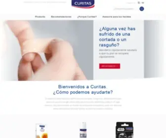 Curitas.com.mx(El experto en el cuidado de las heridas) Screenshot