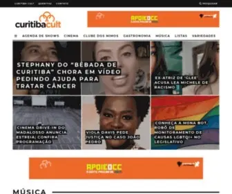 Curitibacult.com.br(Curitiba Cult) Screenshot