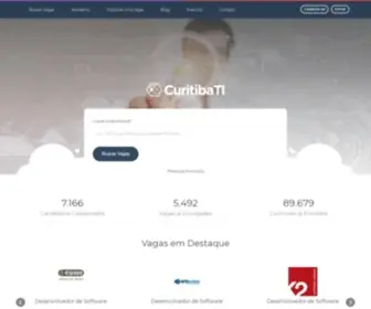 Curitibati.com.br(Curitiba TI : Vagas e Eventos de TI em Curitiba e região) Screenshot