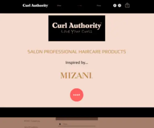 Curlauthority.co.uk(Mizani Hair Products) Screenshot