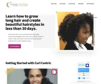 Curlcentric.com(Curl Centric) Screenshot