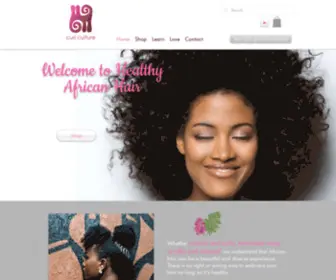 Curlculturekenya.com(Healthy hair products for African hair) Screenshot