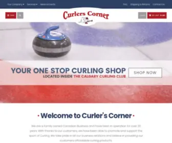 Curlerscorner.com(Curler&#039;s Corner) Screenshot
