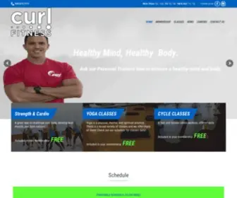 Curlfitness.com(Curl Fitness) Screenshot