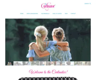 Curlinators.com(Hair bun maker and curling tool) Screenshot