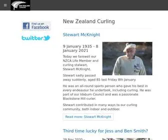 Curling.org.nz(New Zealand Curling) Screenshot