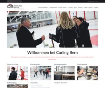 Curlingbern.ch(Curling Bern) Screenshot