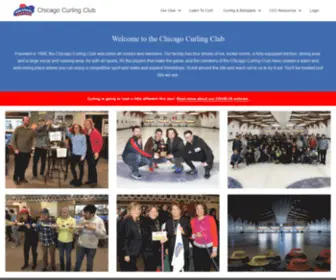 Curlingchicago.org(Chicago Curling Club) Screenshot