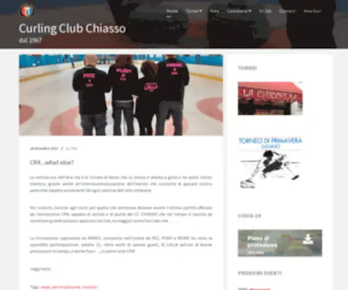 Curlingclubchiasso.ch(Curling Club Chiasso) Screenshot