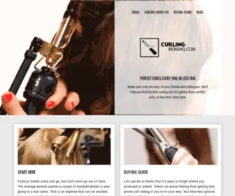 Curlingironshq.com(Make Perfect Curls With Best Curling Irons) Screenshot