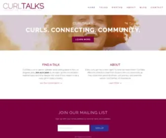 Curltalks.com(CurlTalks) Screenshot