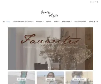 Curly-STyle.com(Fashion and Lifestyle blog) Screenshot