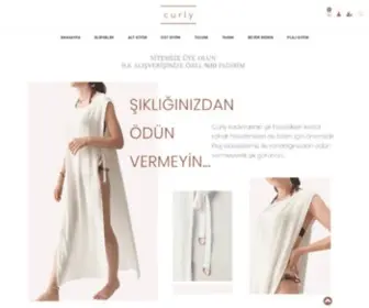 Curly.com.tr(Özgürlüğüne düşkün her kadından ilham alan Curly) Screenshot