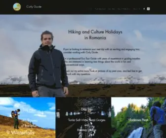 Curlyguidetours.com(Trip To Romania) Screenshot