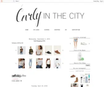 Curlyinthecity.com(Curly in the City) Screenshot