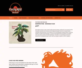 Curlykidrecords.com(Curly Kid Records) Screenshot