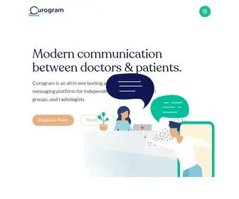 Curogram.com(Sms app) Screenshot