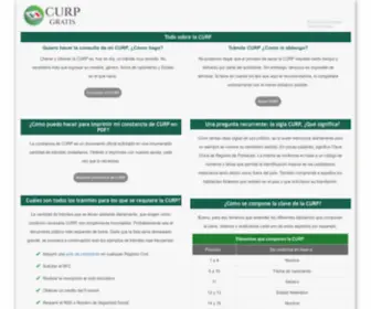 Curp-Gratis.com.mx(CURP Gratis) Screenshot
