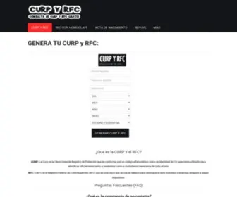 Curpyrfc.me(Consulta de CURP y RFC gratis) Screenshot