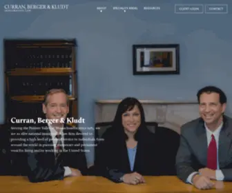 Curranberger.com(Immigration law) Screenshot